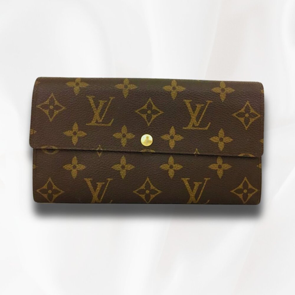 LOUIS VUITTON MONOGRAM PORTEFEIULLE SARAH LONG BIFOLD WALLET